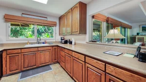 Riverhouse Kitchen in the kauai vacation rental home at River Estate